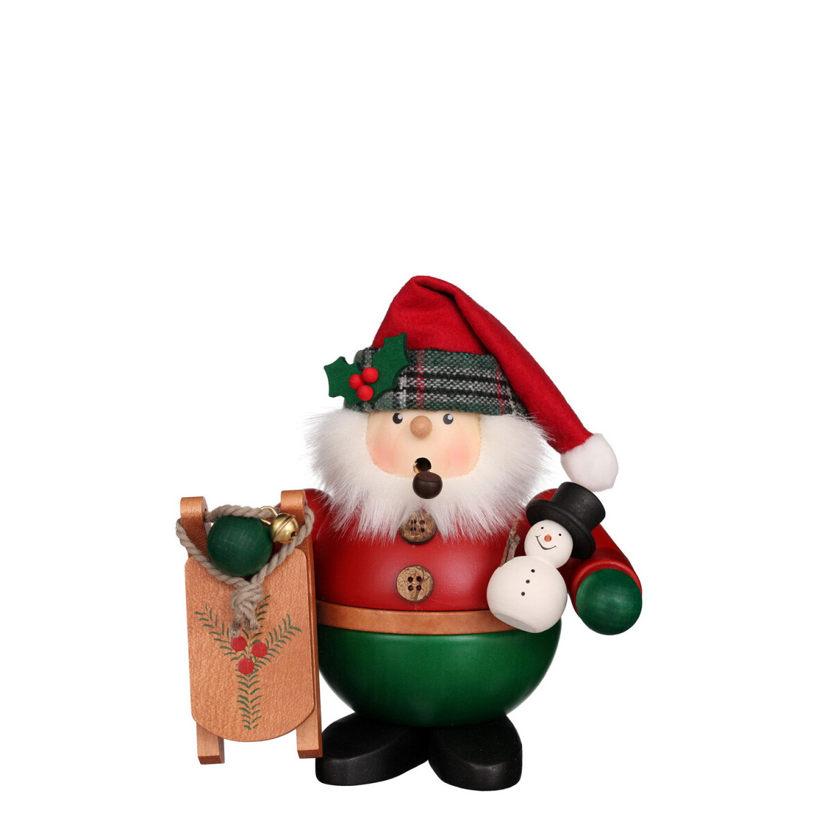 Christian Ulbricht Räuchermann Weihnachtsmann mit Schli