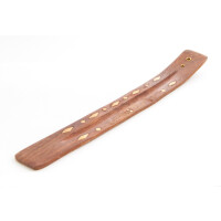 Räucherstäbchenhalter Mantra (Holz/Messing)