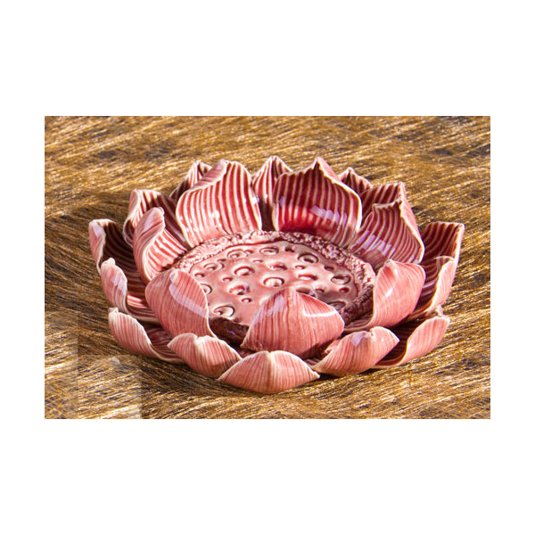 Lotus weinrot (Keramik)