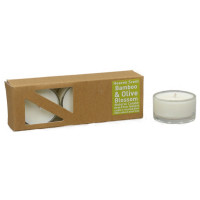 Bamboo & Olive Blason - Heaven Scent Teelichter in Glashüllen, 2. Wahl