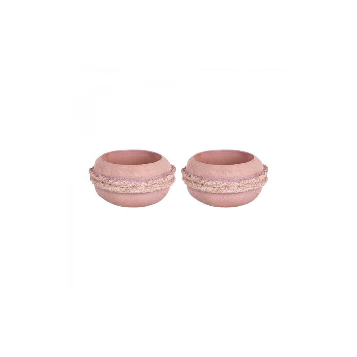 Teelichthalter Single Macaron Polyserin Pink 1 Stück
