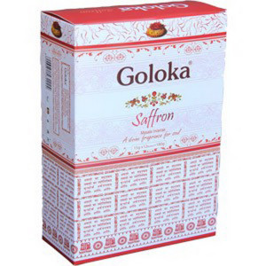 Goloka Räucherstäbchen Saffron, Safran