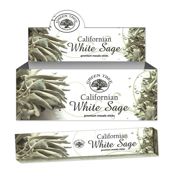 Green Tree Räucherstäbchen White Sage / Weißer Salbei aus Californien