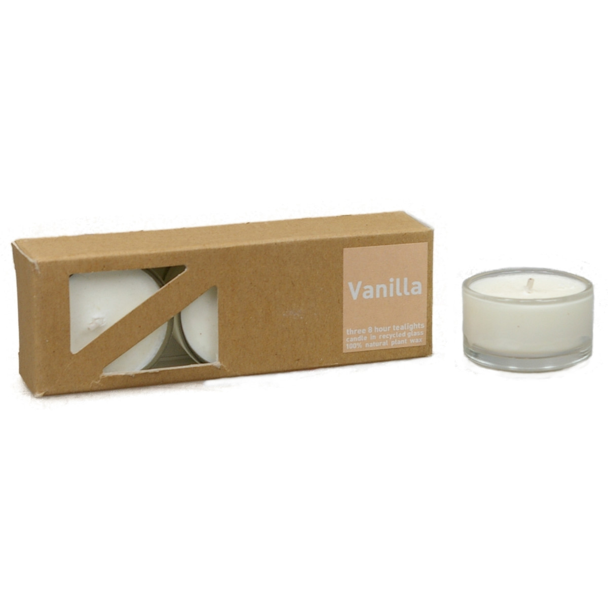 Vanilla - Heaven Scent Teelichter in Glashüllen, 2....