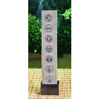 Räuchersäule, Räucherstäbchenhalter - Chakra schwarz
