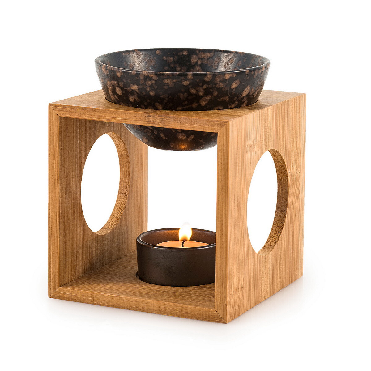 Fire - Pajoma Bambus/Keramik Duftlampe box