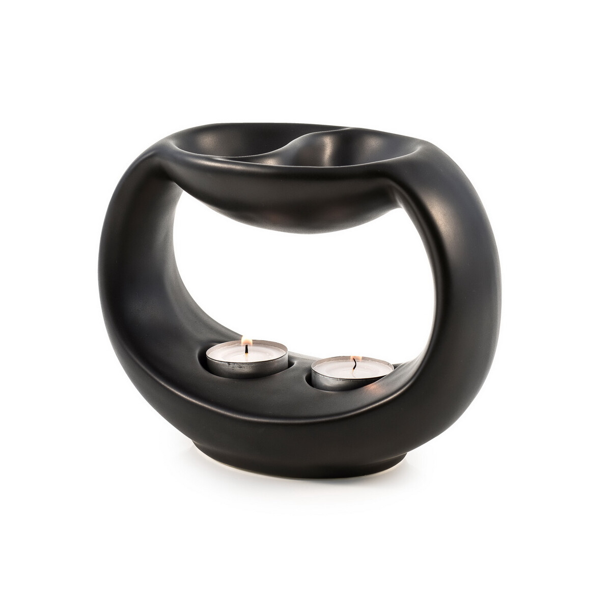 Pajoma Duftlampe "Yang", Schwarz, H 14cm