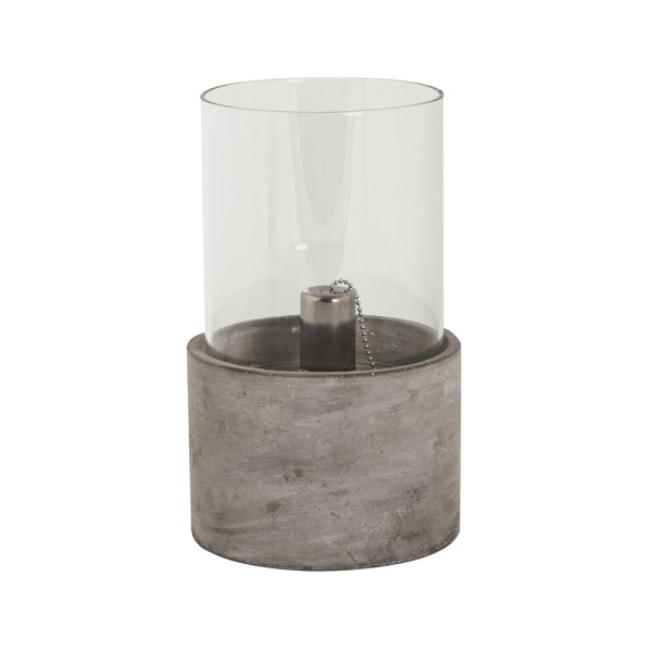Cement Oil Burner with Glass Large