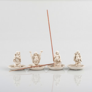 Räucherstäbchenhalter "Buddha", 4 Modelle zur Auswahl