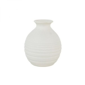 Porzellan Keramik Vase Weiß