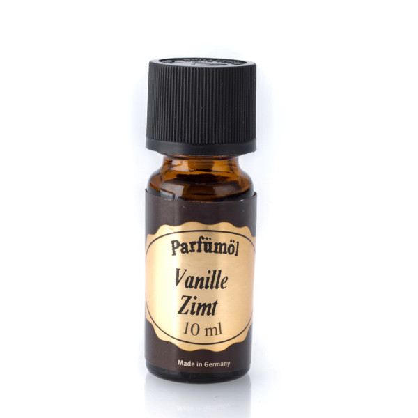 Vanille & Zimt - 10 ml. Parfümöl, Duftöl mit Goldetikett