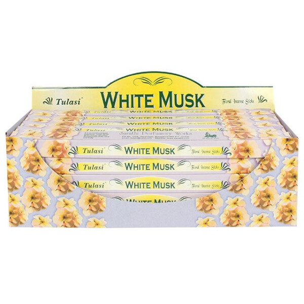 Weißer Moschus (White Musk), Tulasi Blumig Räucherstäbchen