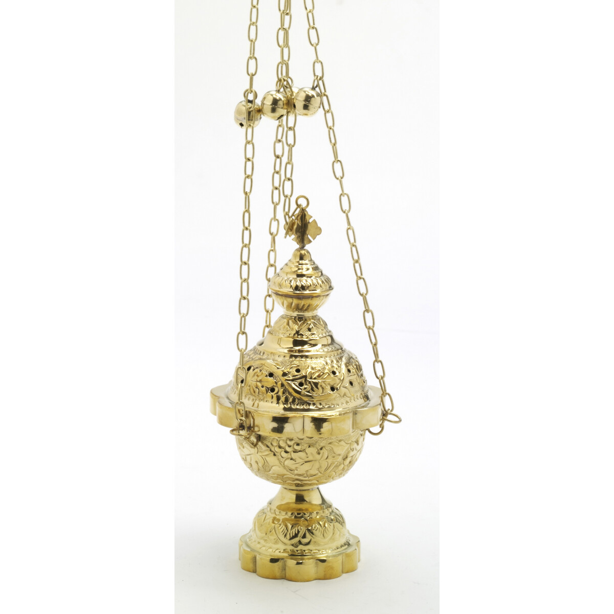 Messing Weihrauchschwenker, Weihrauchfass mit Glöckchen