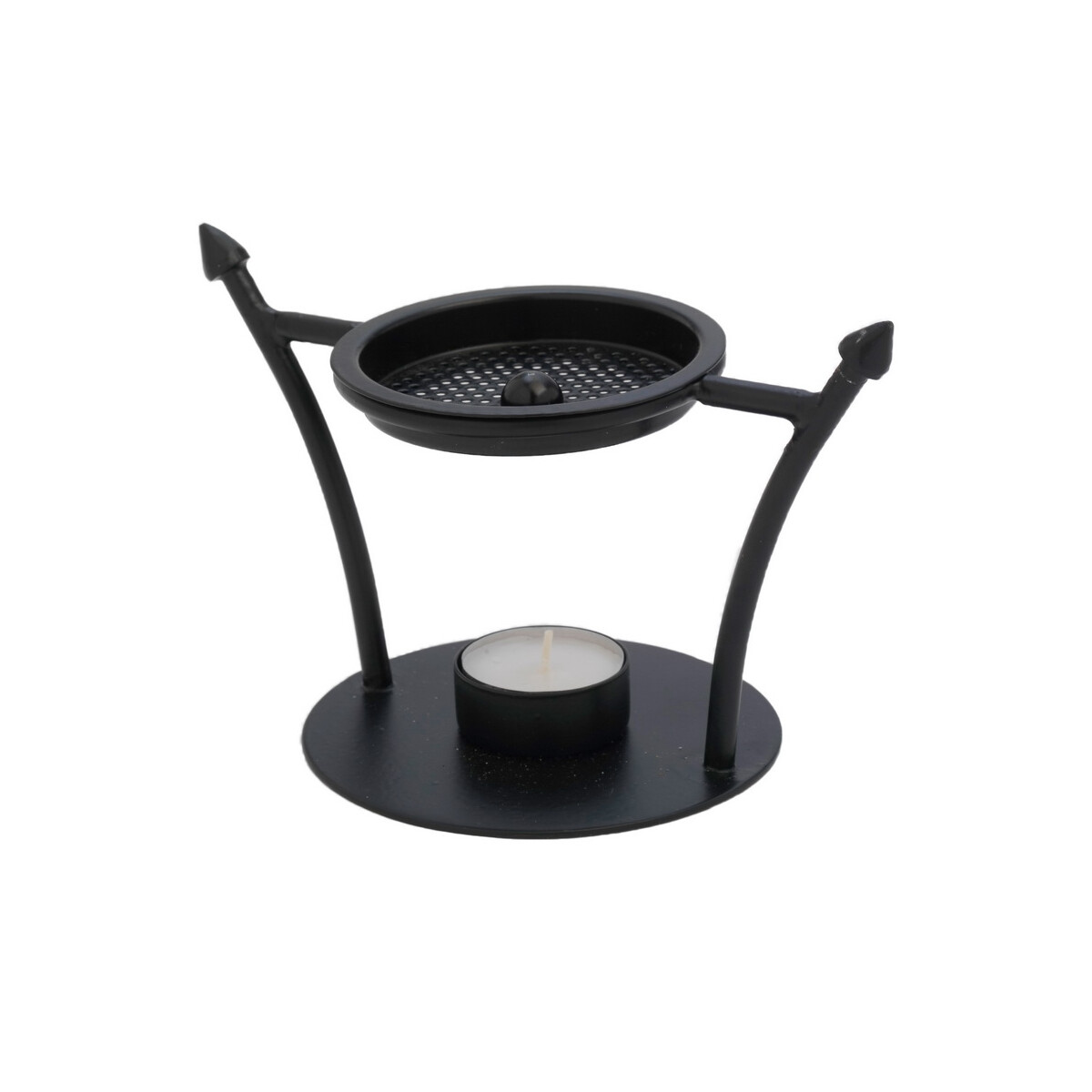 Räucherstövchen schwarz H 12 cm