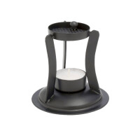 Räucherstövchen schwarz H 10 cm