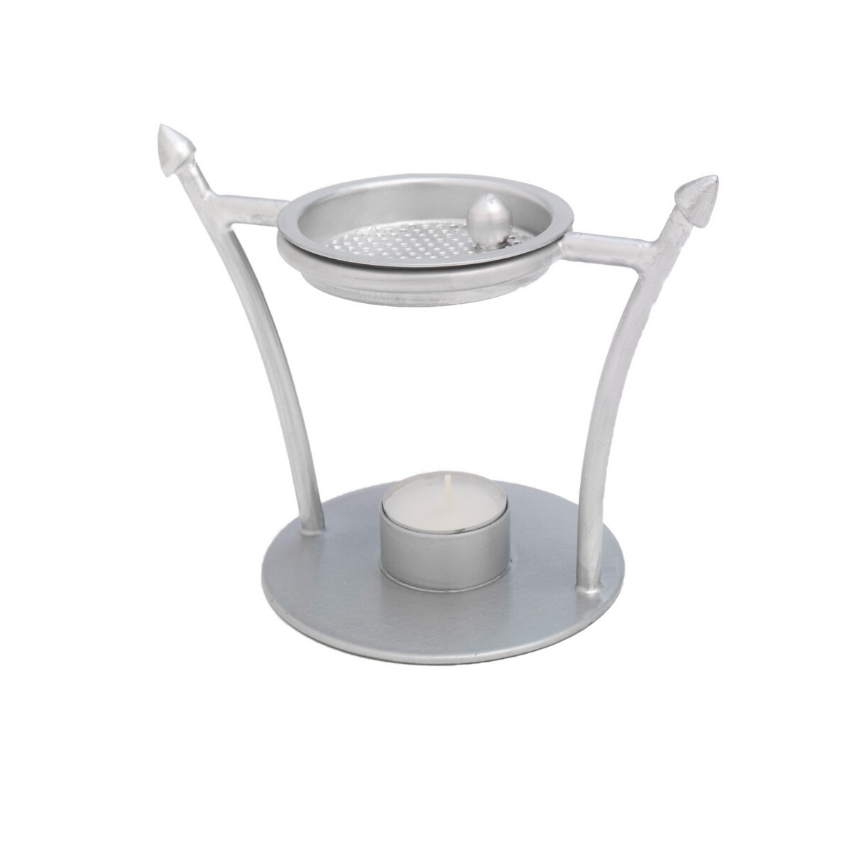 Räucherstövchen silber H 12 cm