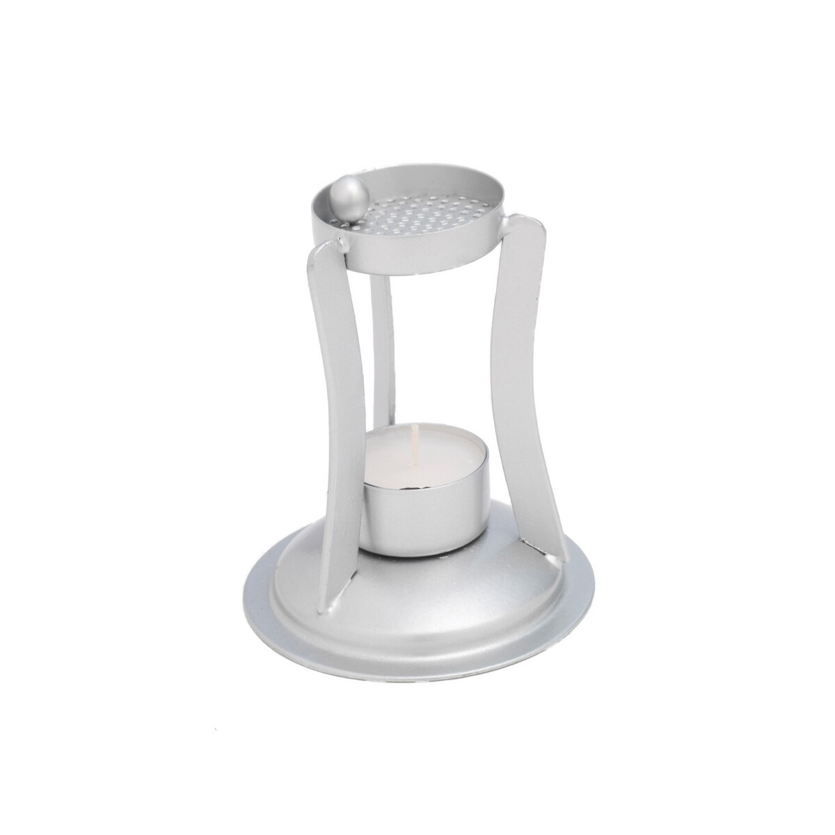 Räucherstövchen silber H 10 cm