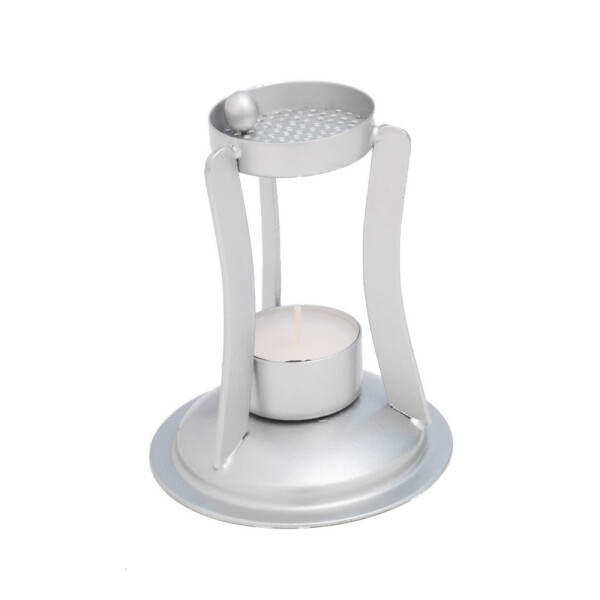 Räucherstövchen silber H 10 cm