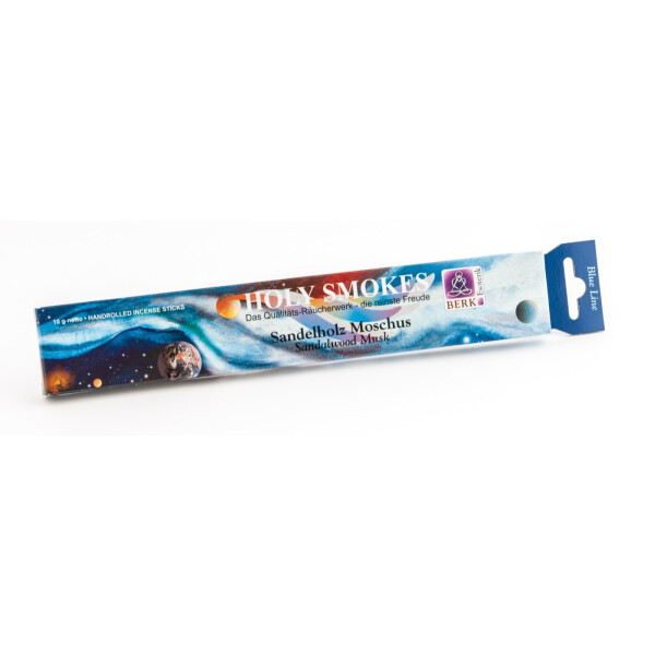Sandelholz Moschus, Holy Smokes Blue Line Räucherstäbchen (HS-24)