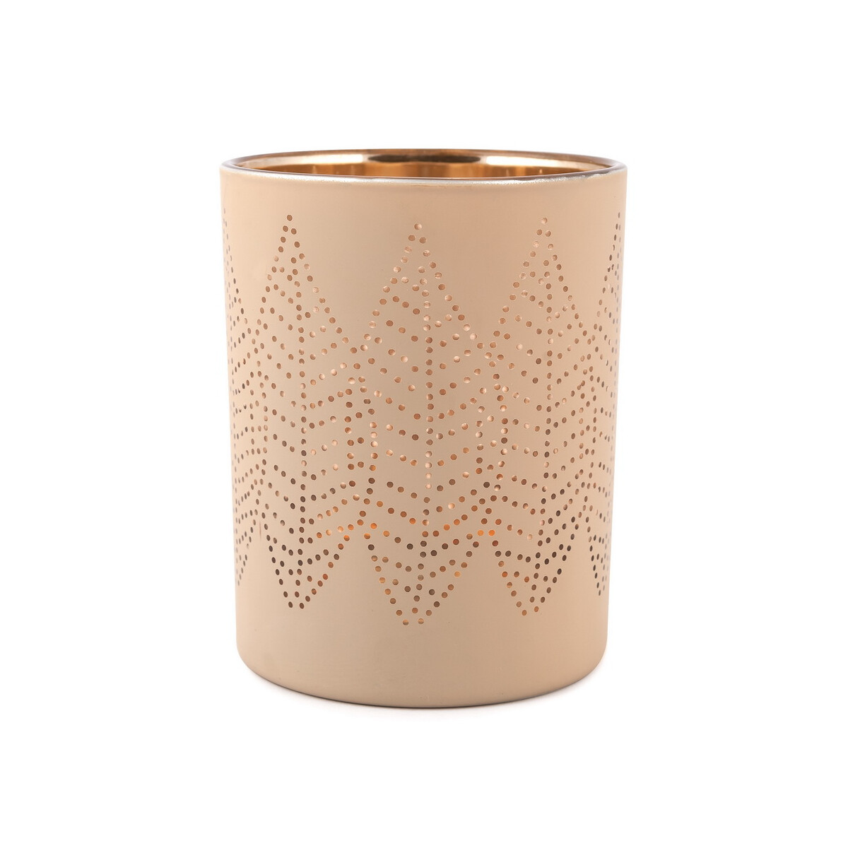 Teelichthalter, Kerzenhalter "Leaf II" Gr. M, Glas