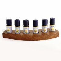 Elegantes Holzdisplay CURVE - LEER