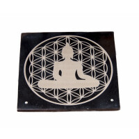 Blume des Lebens mit Buddha Räucherstäbchenhalter