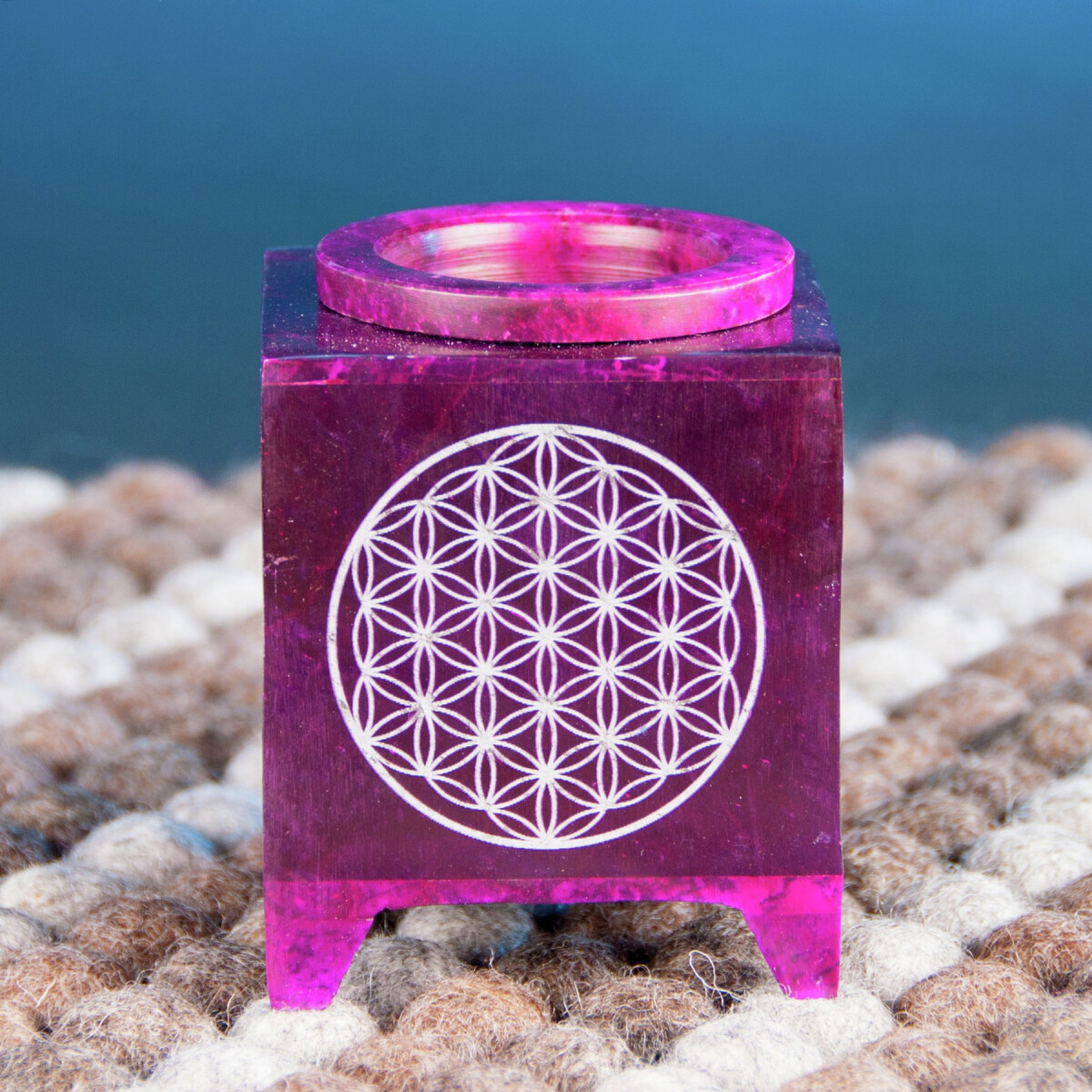 Duftlampe/Aromalampe - Blume des Lebens  box