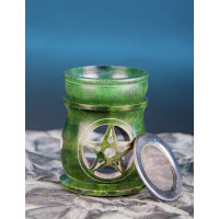 Duftlampe/Aromalampe "Pentagramm" mit Sieb