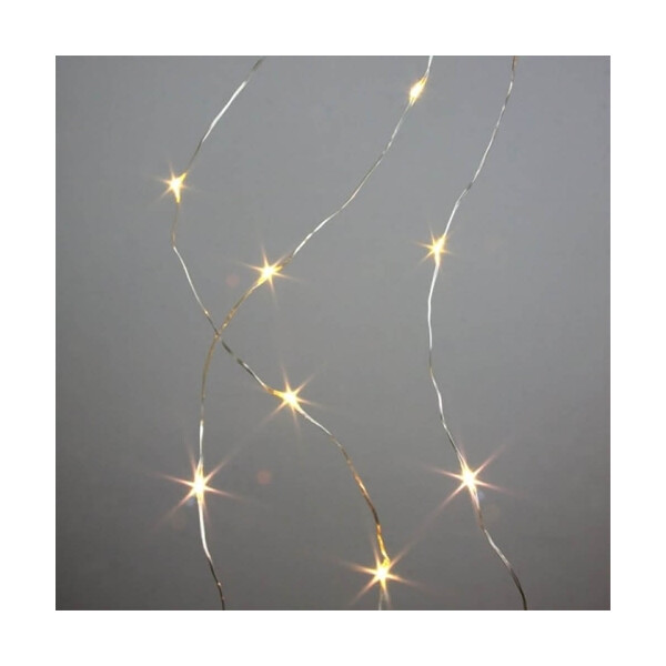 LED Mini-Lichterkette mit 20 kleinen Batteriebetriebene LEDs