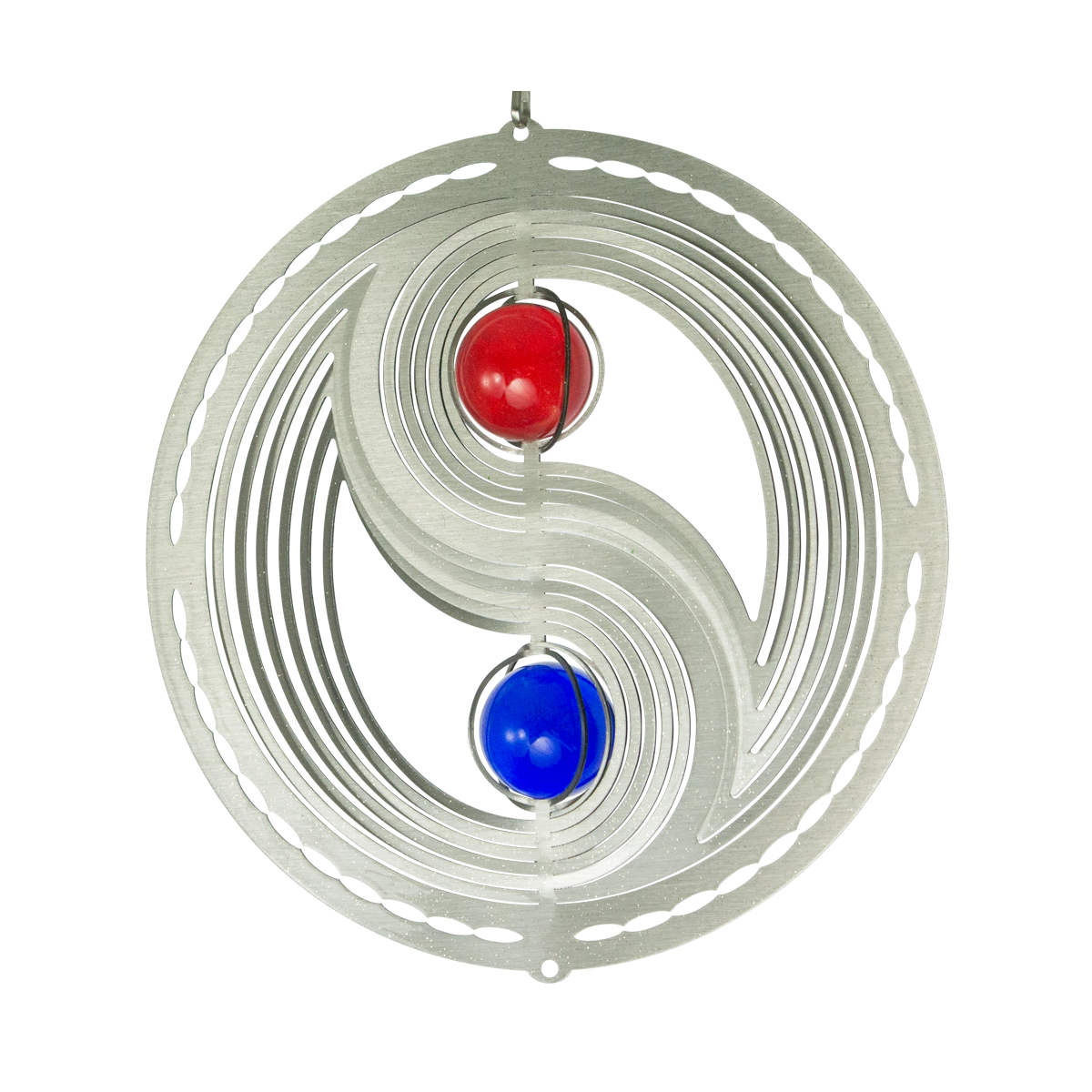 Yin Yang 180 Frame Orbit Edelstahl-Windspiel