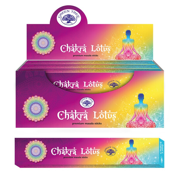 Green Tree Räucherstäbchen Chakra Lotus