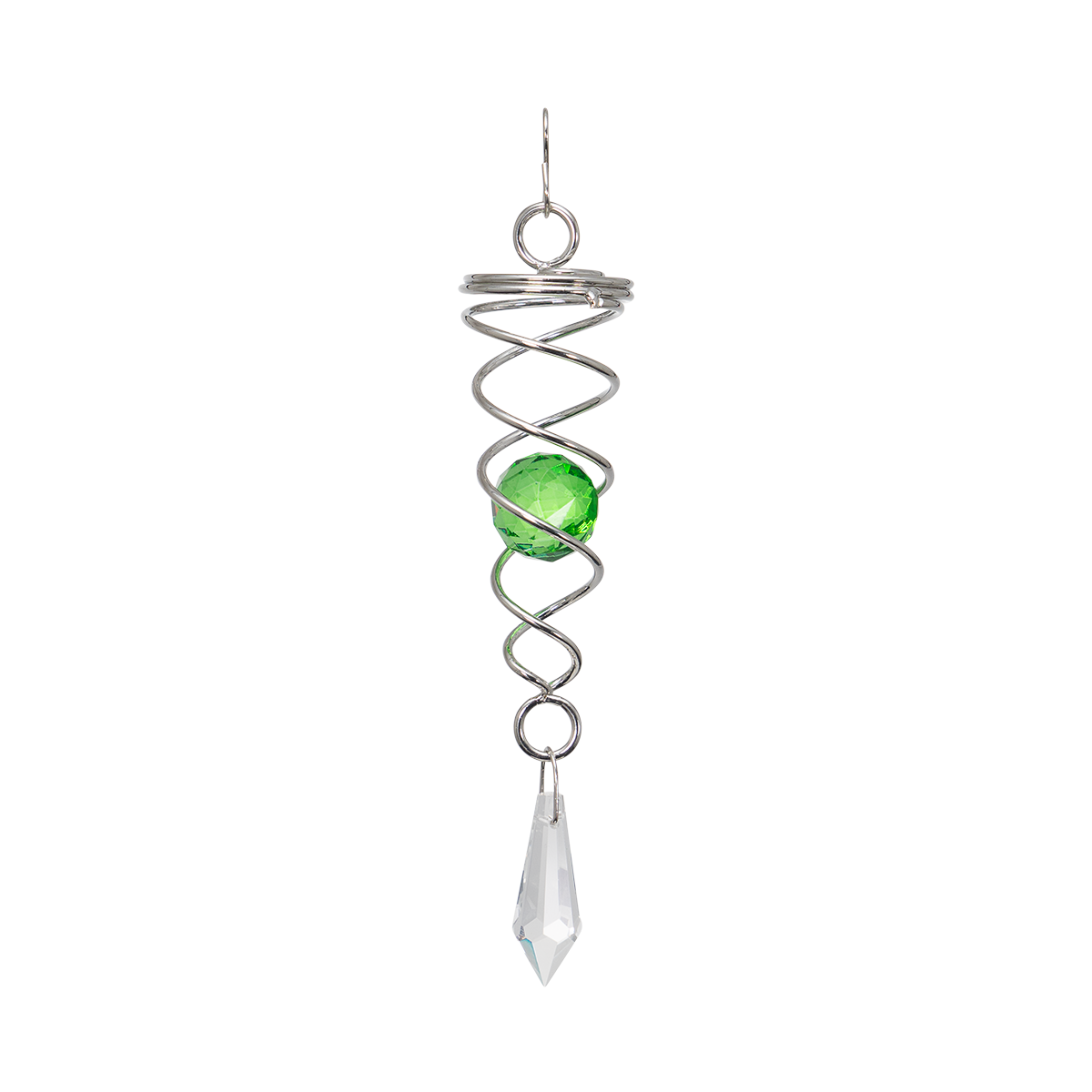 Orbit Little Crystal Twister, green Inklusive 2 Glasobjekte 