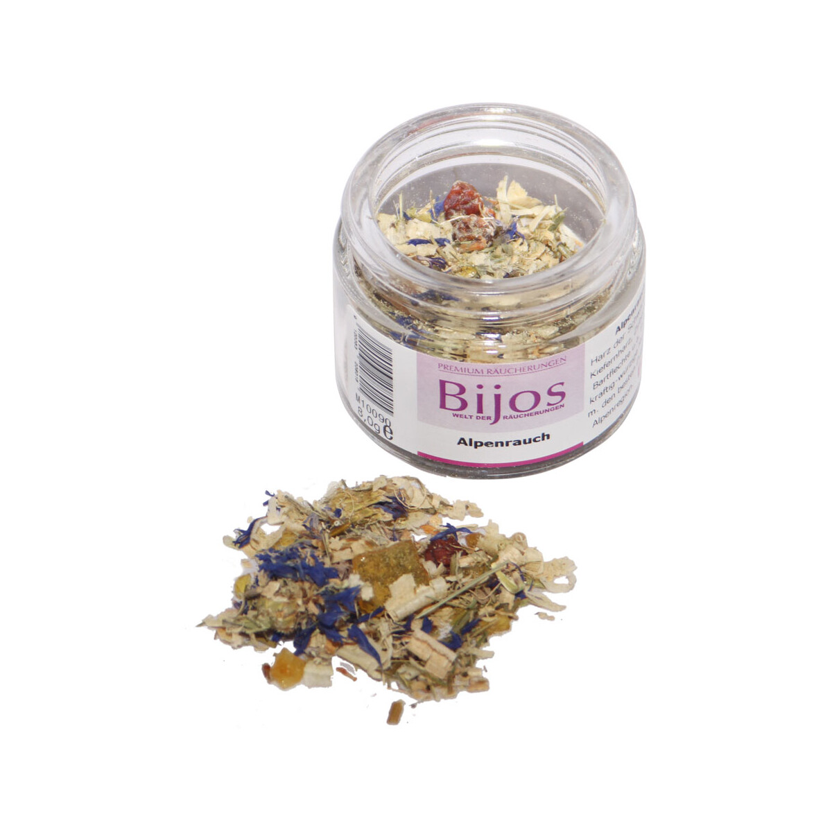 Alpenrauch BiJos Räuchermischung im Glas 50 ml