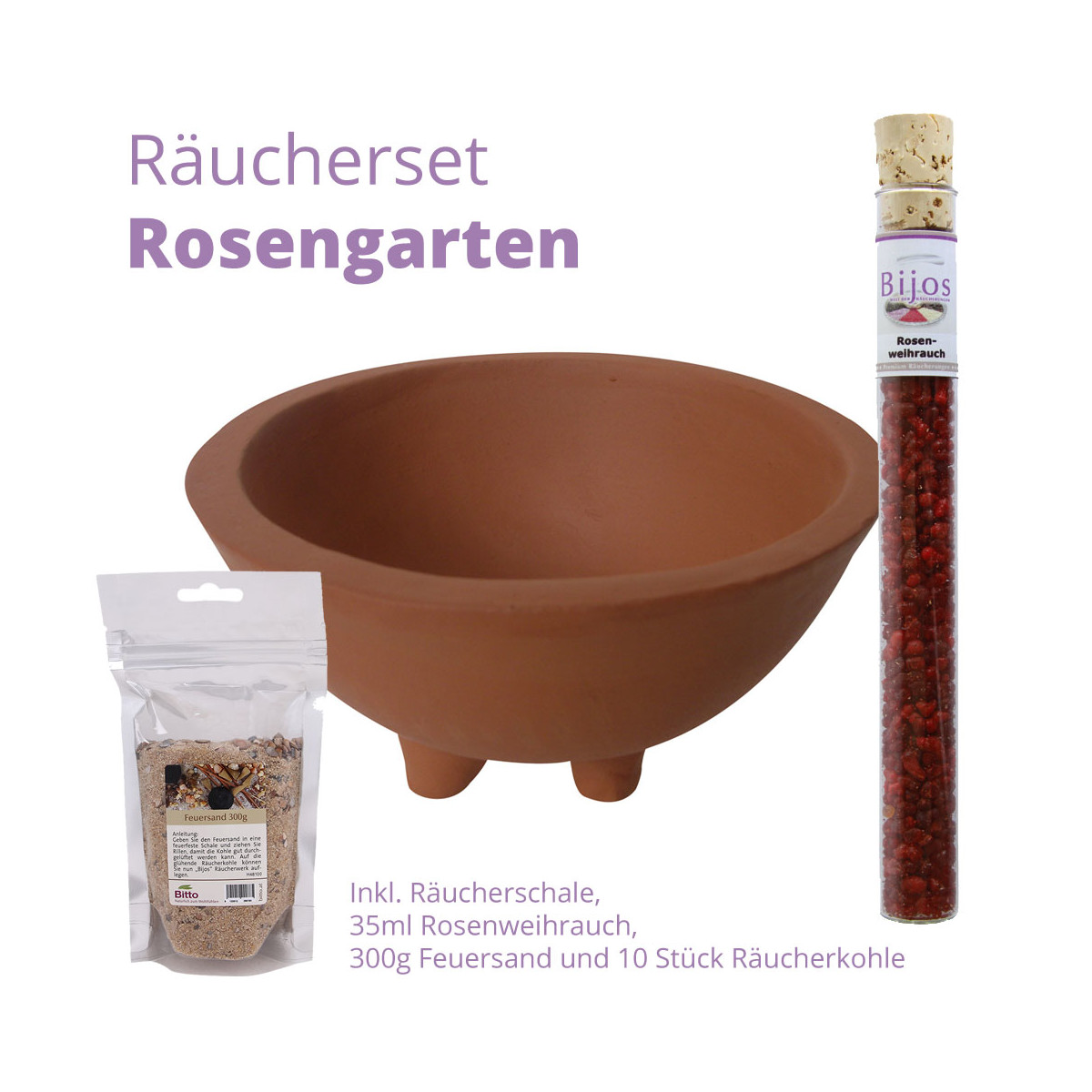 Bijos Räucherset Rosengarten