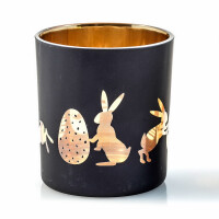 Teelichthalter, Teelichtglas Hase