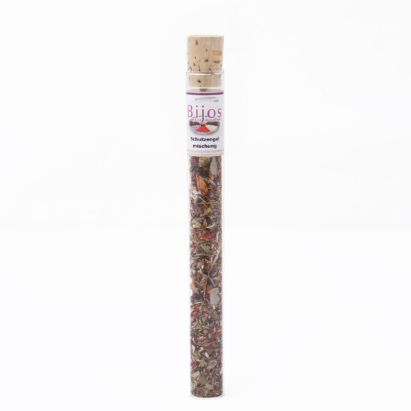 Schutzengelmischung, Bijos Erzengel-Räuchermischung in 35 ml Glasröhre