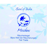 Moschus - Soul of India - FAIR TRADE Räucherkegel