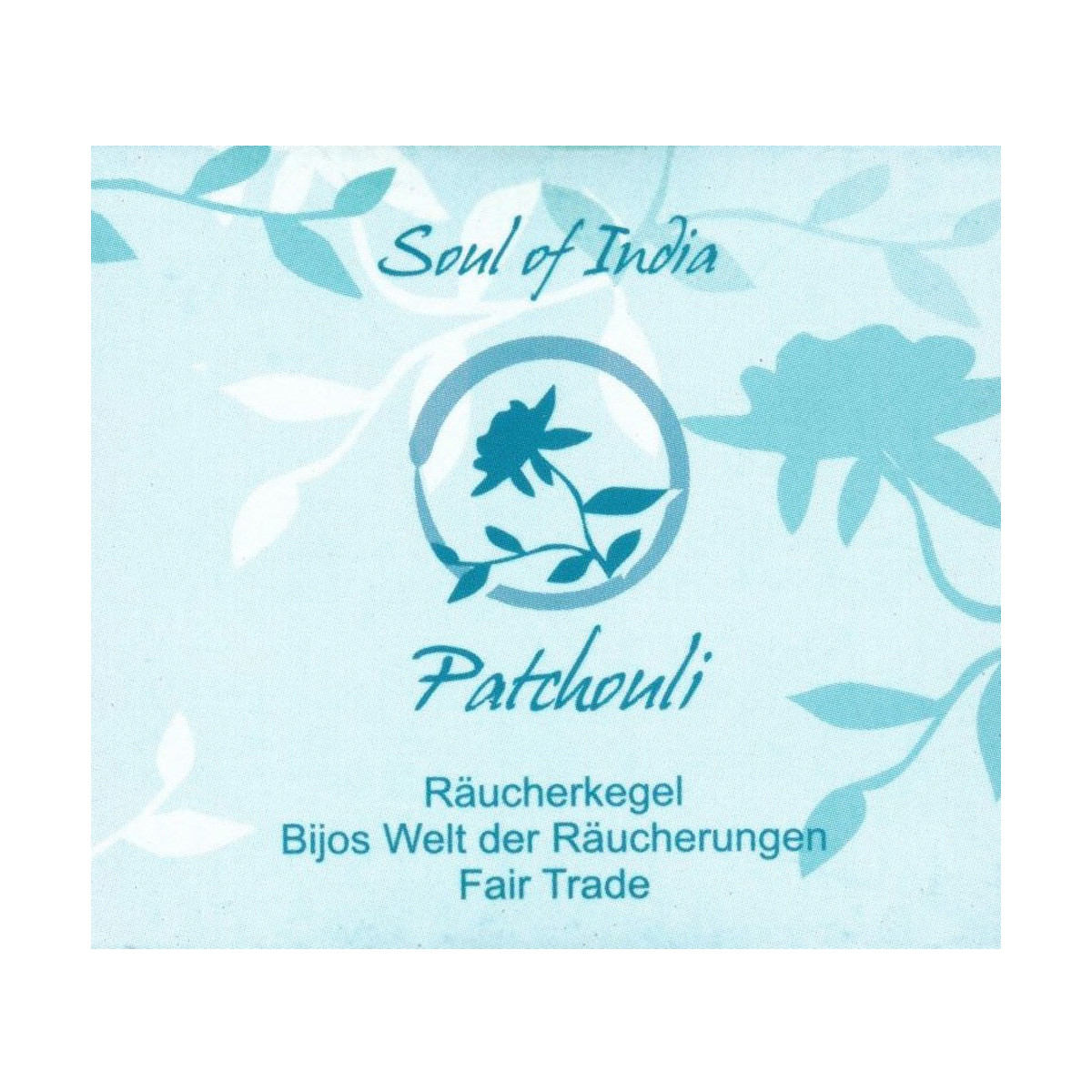 Patchouli - Soul of India - FAIR TRADE Räucherkegel