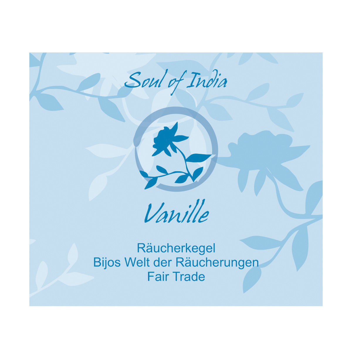 Vanille - Soul of India - FAIR TRADE Räucherkegel