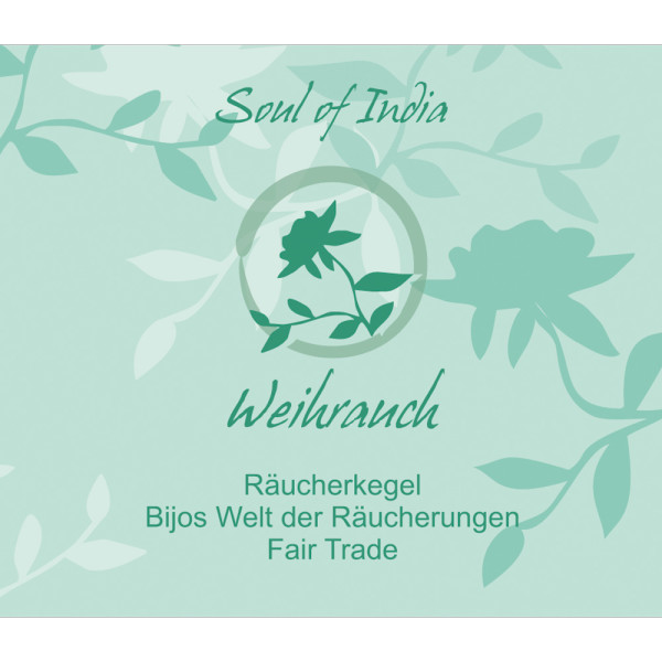 Weihrauch - Soul of India - FAIR TRADE Räucherkegel