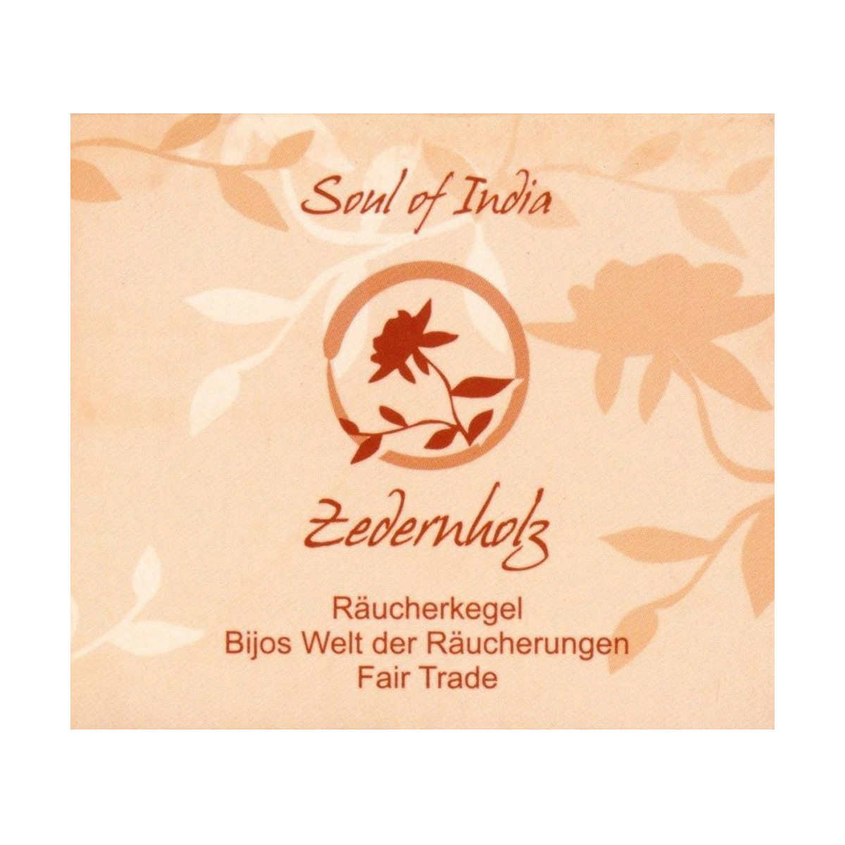 Zedernholz - Soul of India - FAIR TRADE Räucherkegel