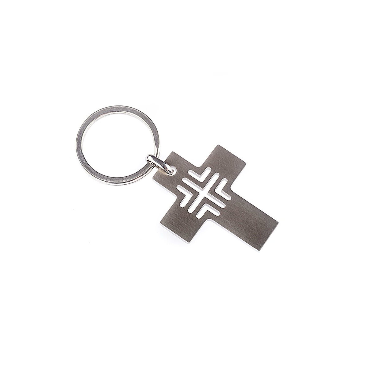 Schl&uuml;sselanh&auml;nger mit Kreuz-Symbol aus...