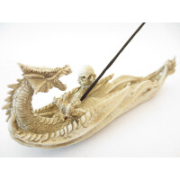Weiß Drache Räucherstäbchenbrettchen