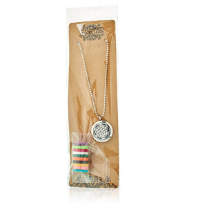 Aroma Diffusor Halskette - Blume des Lebens 25mm