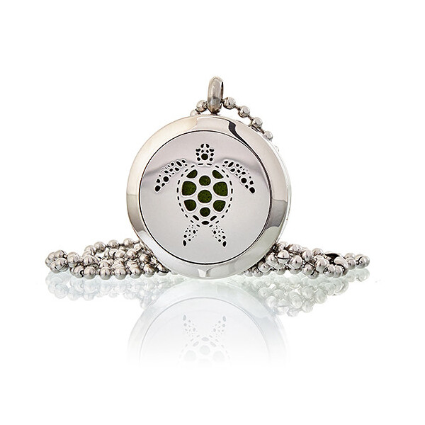Aroma Diffusor Halskette - Schildkröte 25mm