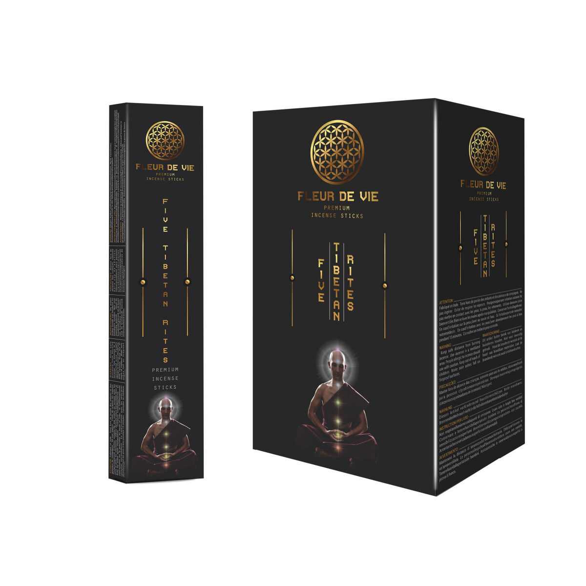 Fleur de Vie Five Tibetan Rites  Premium box