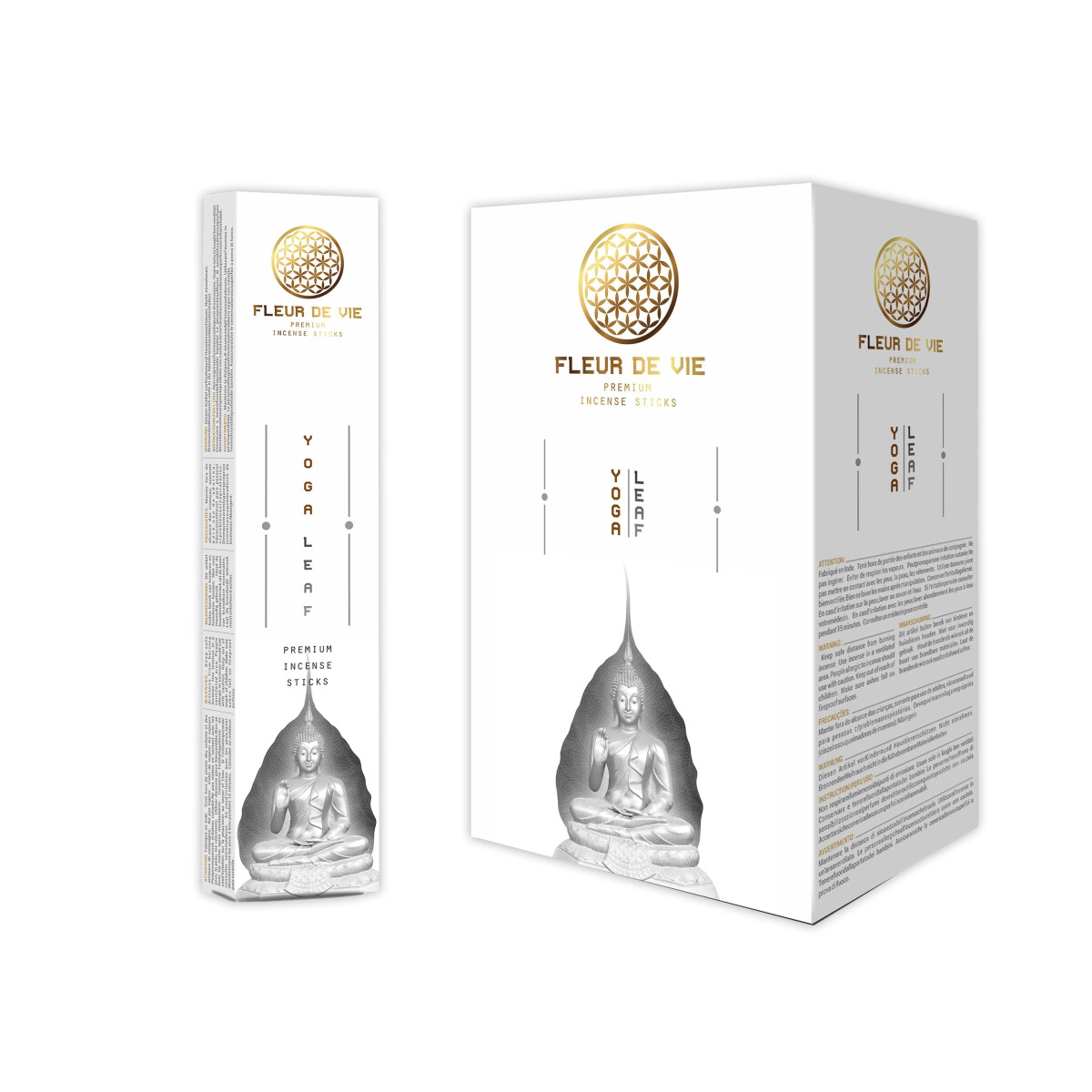Fleur de Vie Yoga Leaf  Premium Räu box