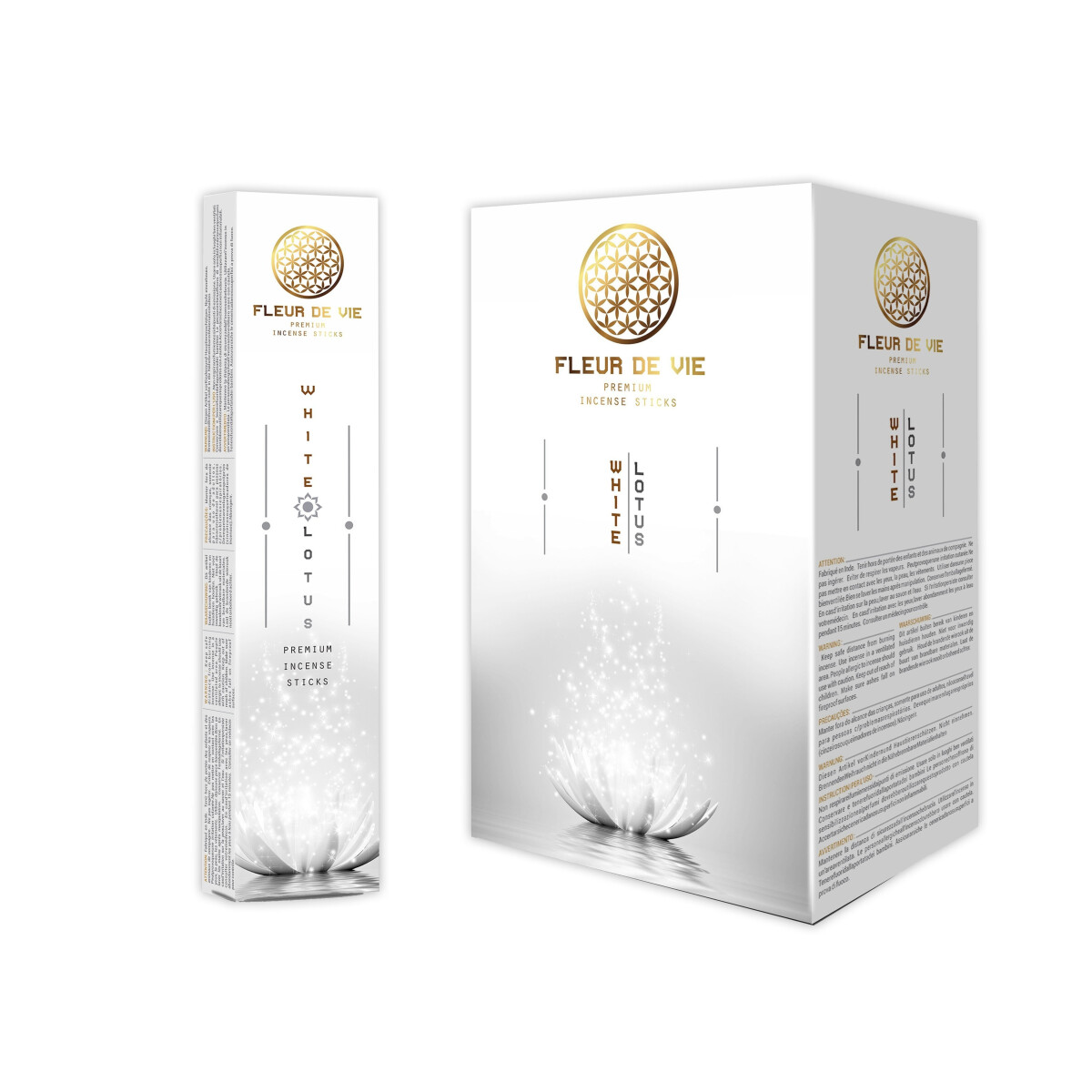 Fleur de Vie White Lotus  Premium R&auml box