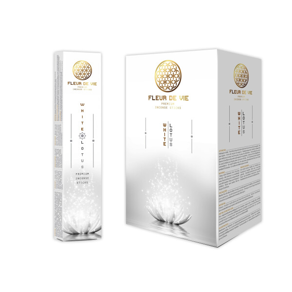 Fleur de Vie White Lotus  Premium Räucherstäbchen