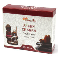 Aromatika Rückfluss Räucherkegel - 7 Chakras